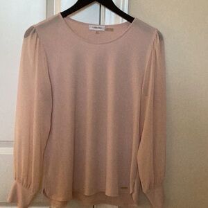 Calvin Klein Women's Blush Blouse Size Small